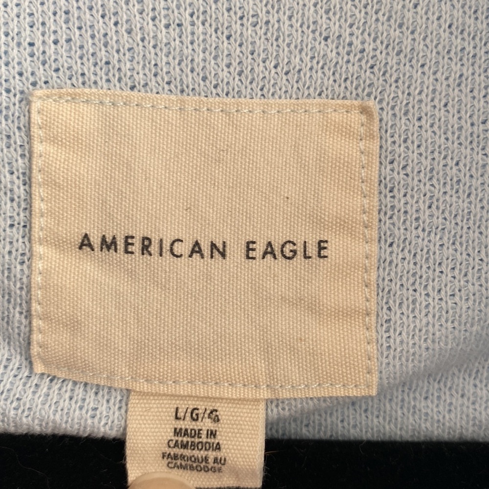 American Eagle 1/4 Snap Sweater - Picture 3 of 10